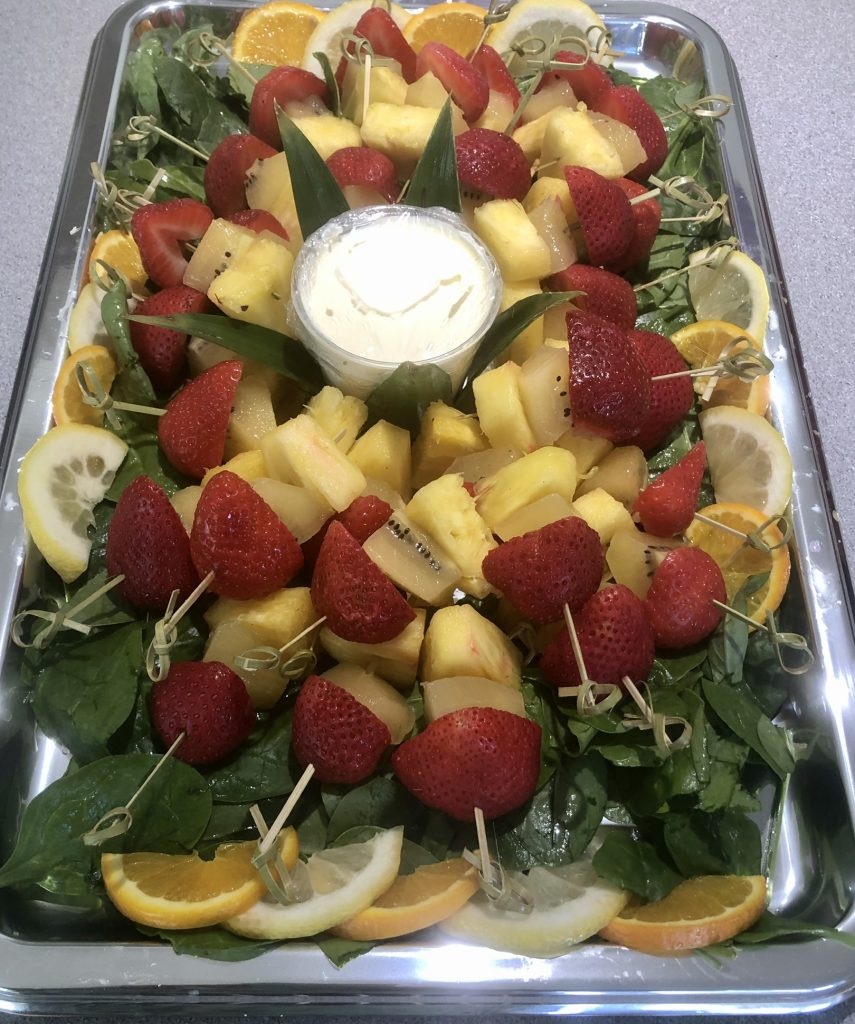Mini Fresh Fruit Kebabs Lay and Leave Buffets