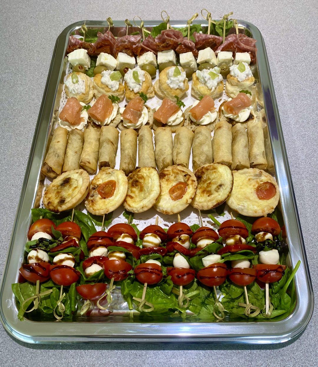 Assorted Canapés Lay and Leave Buffets